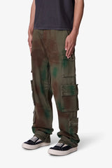 Ultra Baggy NR10 Cargo Pants - Green