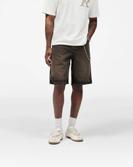 Denim Short - Bark