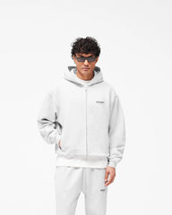 Represent Owners Club Zip Hoodie - Ash Grey