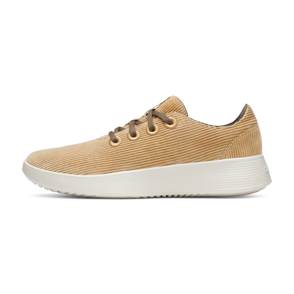 Women's Runner Go - Corduroy - Stony Beige (Natural White Sole)