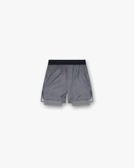 247 Contour 2-In-1 Run Shorts - Titanium