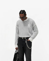 Laurel Knit Sweater - Sun Fade Grey