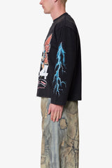 Gem Skull L/S Tee - Black