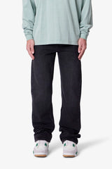 Bootcut Denim - Stone Wash Black