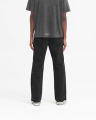 R2 Stepped Hem Denim - Off Black