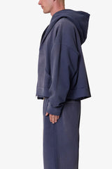 Full Zip Hoodie - Washed Navy