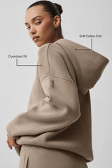 Women's Scholar Hooded Sweater - Gravel