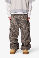 Ultra Baggy Mega Cargo Pants - Digi Camo