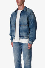 Denim Chore Coat - Vintage Blue
