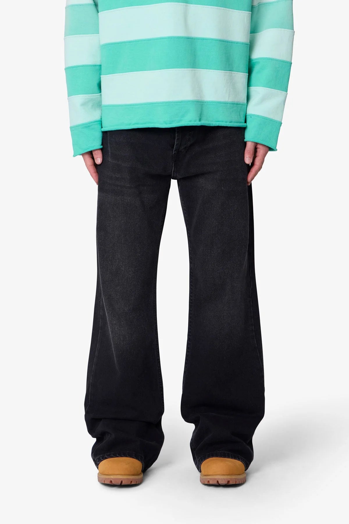 Kick Flare Denim - Washed Black
