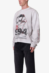 No Longer Here L/S Tee - White