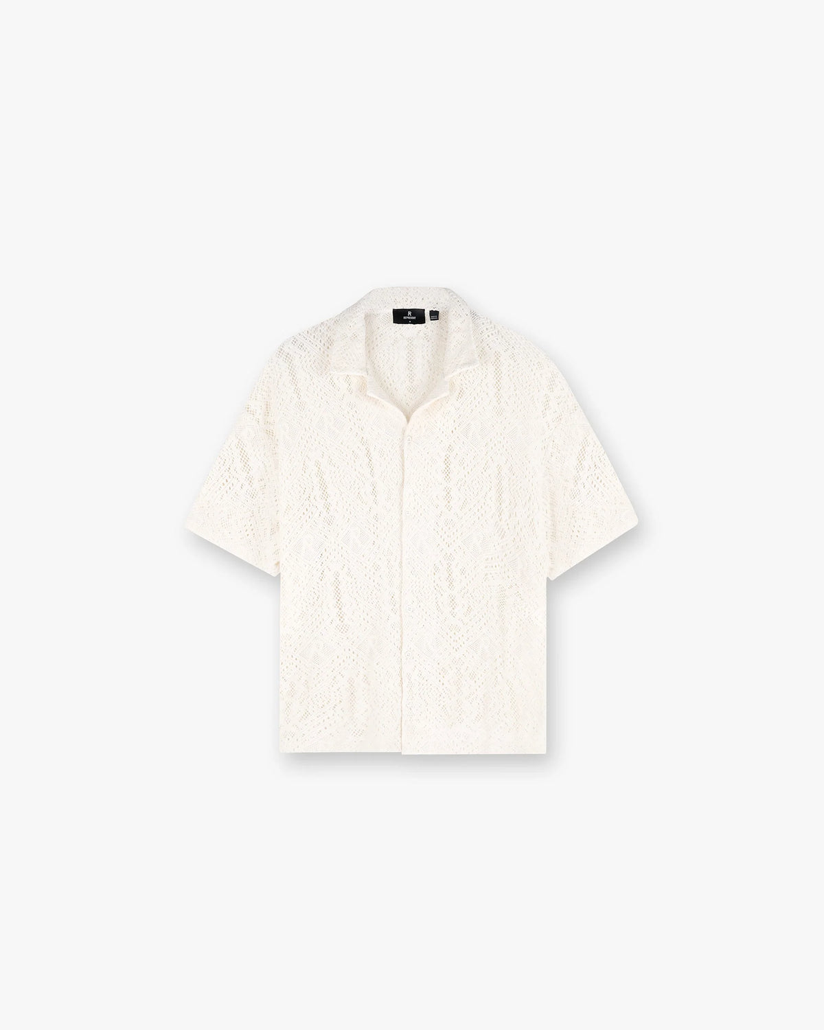 All Over Crochet Shirt - Off White