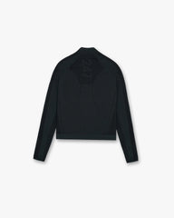 247 Sculpt Seamless Quarter Zip Jacket - Black