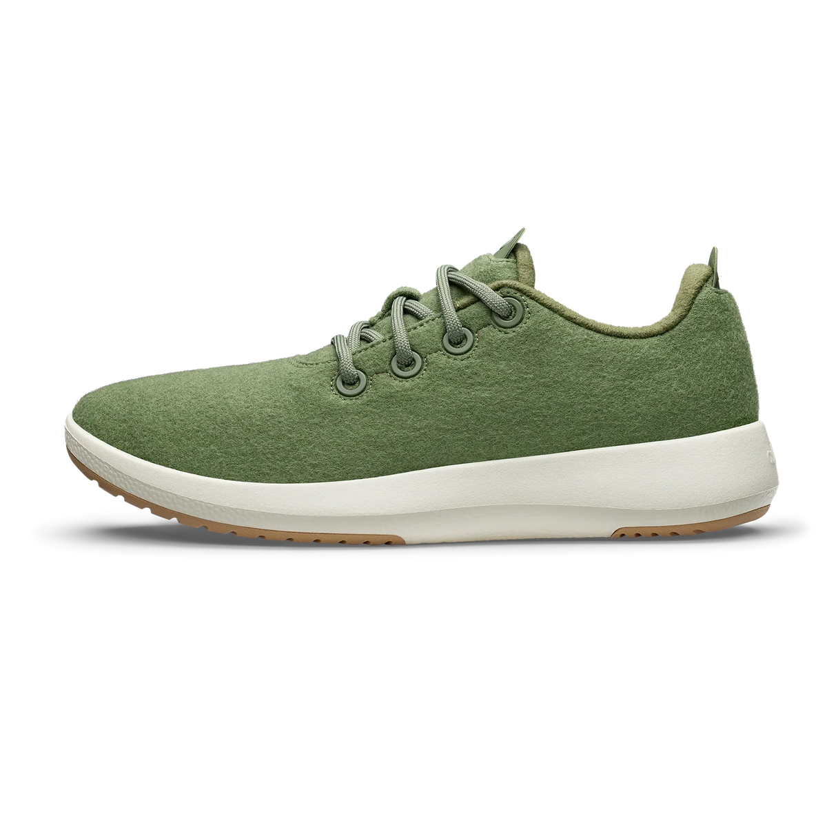 Men's Wool Runner Mizzles - Thunder Green (Natural White Sole)