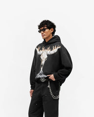 British Cowboys Hoodie - Stained Black