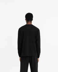 Initial Long Sleeve T-Shirt - Black