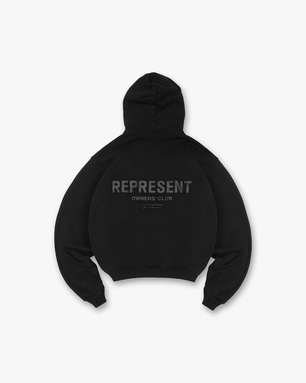 Represent Owners Club Hoodie - Black Matte