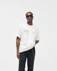 Hand Drawn Thoroughbred T-Shirt - Flat White