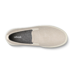 Men's Wool Cruiser Slip On - Rugged Beige (Stony Cream Sole)