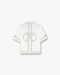 Border Shirt - Whisper White