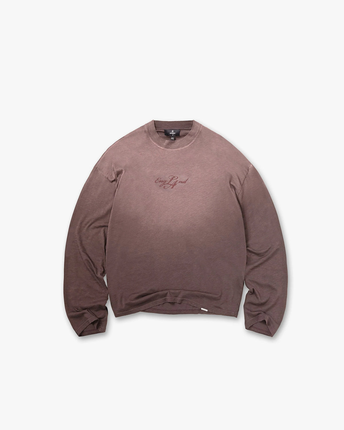 EngLAnd Long Sleeve T-Shirt - Washed Brown