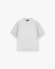 Initial Boxy T-Shirt - Ice Grey Marl