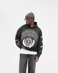 Represent Legacy Crest Hoodie - Stained Black
