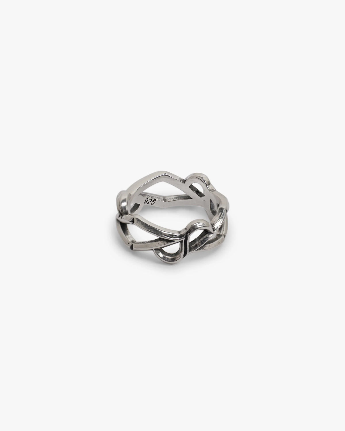 Initial Chain Ring - Silver