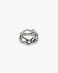 Initial Chain Ring - Silver
