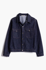 Raw Denim Jacket - Raw Blue