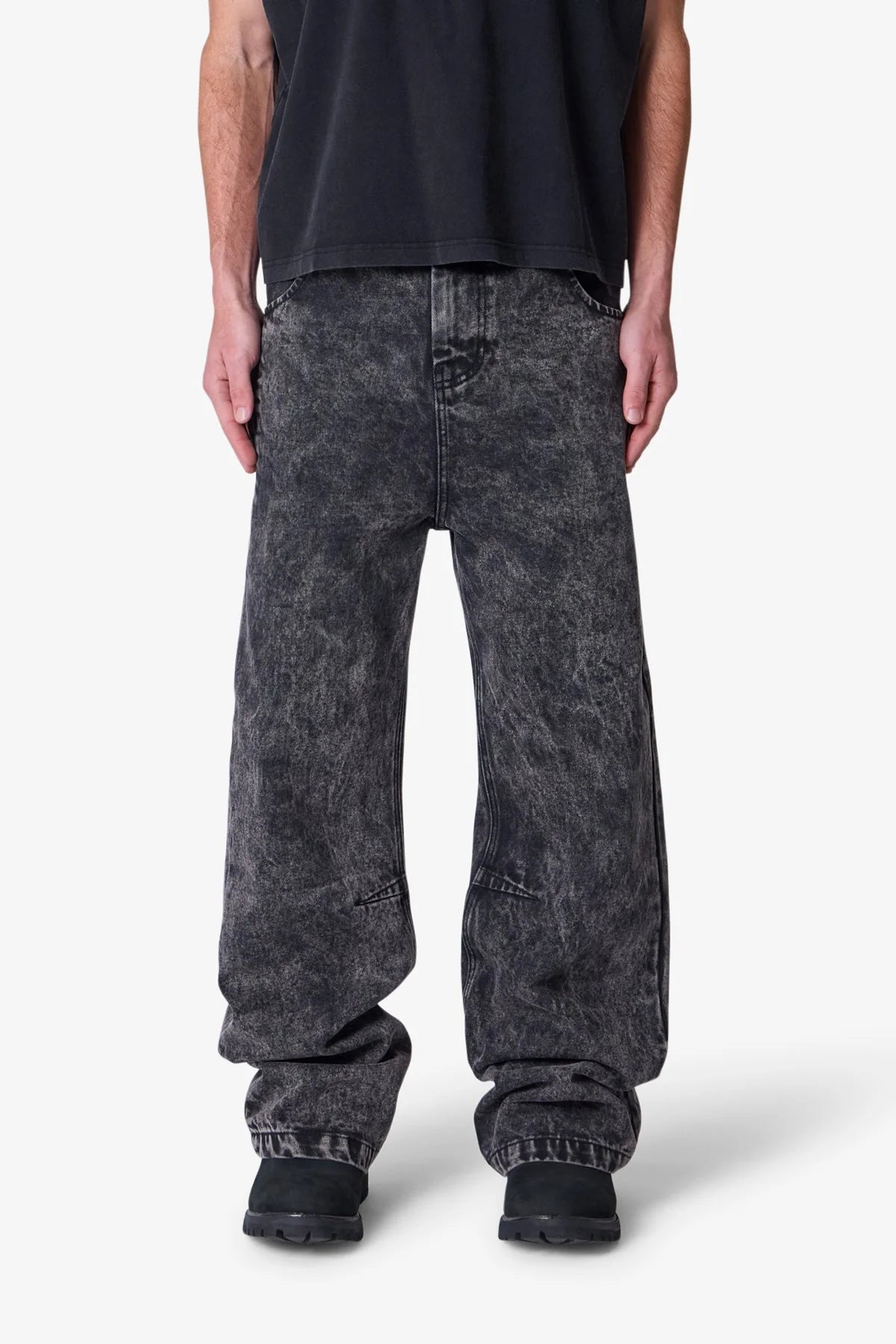 Baggy Moto Denim - Vintage Black