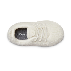 Smallbirds Wool Runners - Little Kids - Natural White Fluffs (Natural White Sole)
