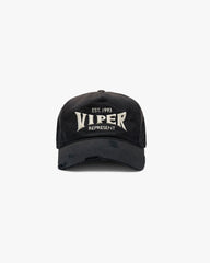 Represent x Viper Room x 47 Cap - Washed Black