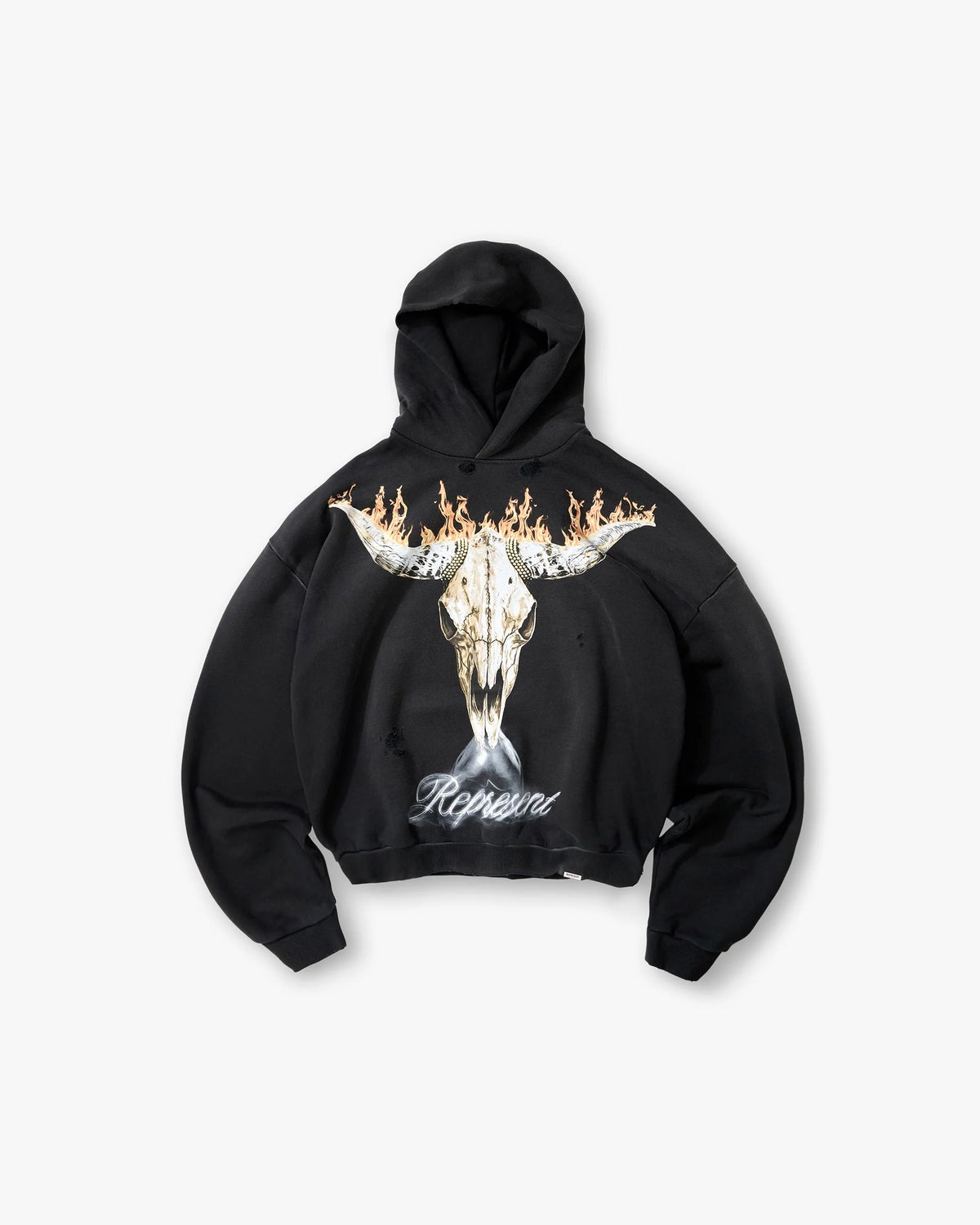 British Cowboys Hoodie - Stained Black