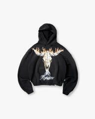British Cowboys Hoodie - Stained Black