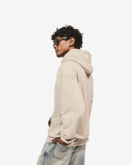 Script Logo Zip Hoodie - Concrete