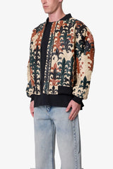 Fleur De Lis Bomber Jacket - Multi