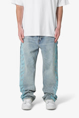 Ultra Baggy Flame Denim - Blue