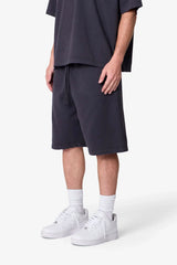 Heavy Basic Sweatshorts - Washed Black