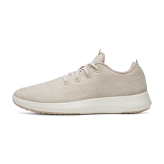 Men's Wool Runner Mizzle - Stony Cream (Natural White Sole)
