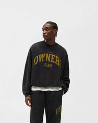 Represent Owners Club Sweater - Faded Black
