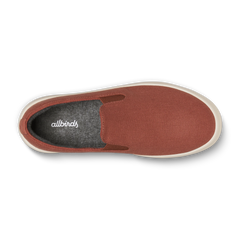 Men's Canvas Cruiser Slip On - Auburn (Warm White Sole)