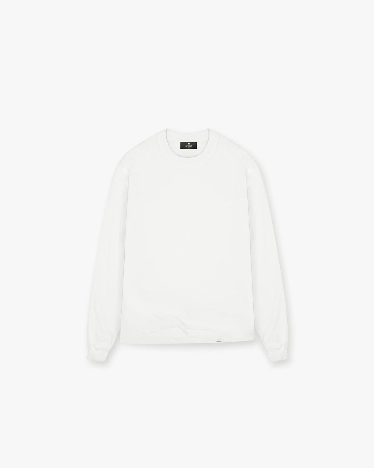 Initial Long Sleeve T-Shirt - Flat White