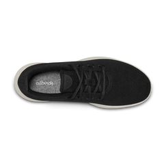 Men's Wool Runner - True Black (Cream Sole)