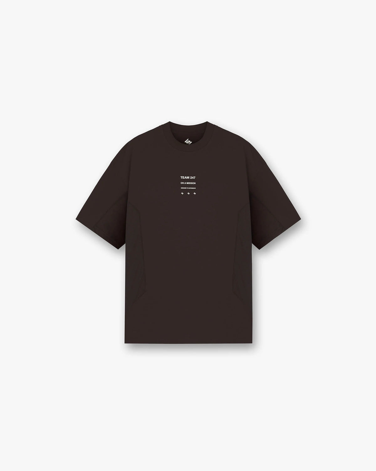 247 Uprising Oversized T-Shirt - Chocolate