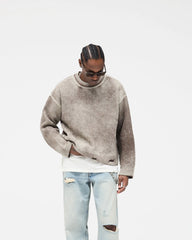 Reversible Fade Out Sweater - Nero