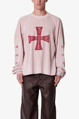 Washed LA Thermal Shirt - Faded Rose